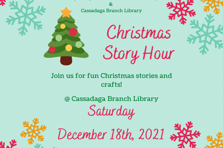 Don’t forget our Christmas Story Hour!