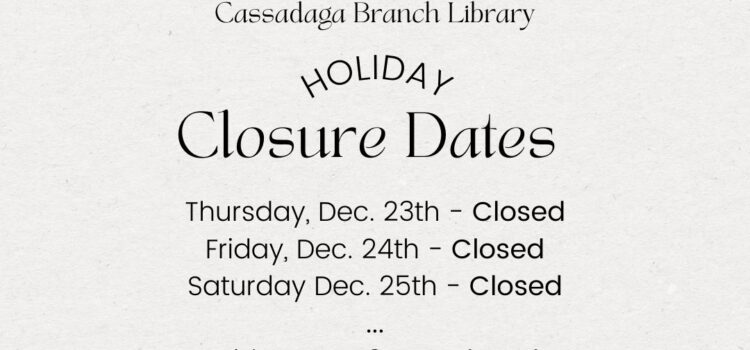 Holiday Closure Hours Holiday Closure Hours