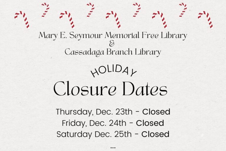 Holiday Closure Hours