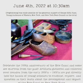 Erie Canal Traveling Museum at Cassadaga Branch Library on June 4th