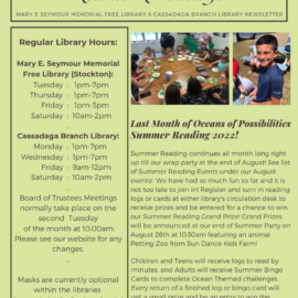 August Newsletter and Calendar of Events