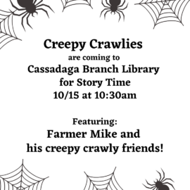 Creepy Crawlies Coming to Story Time!